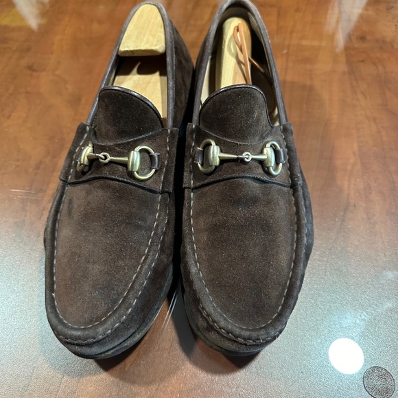 Mens Suede Gucci Loafers